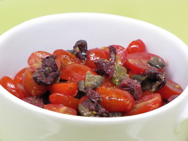 Tomato Salad with Olives