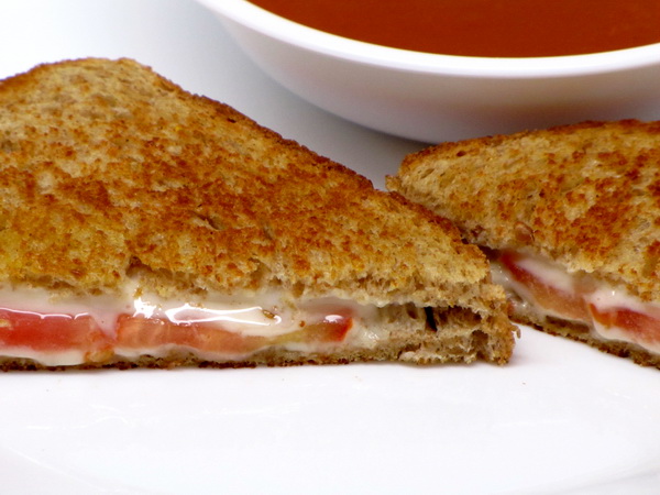 Grilled Cheese and Tomato