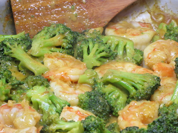 Curried Shrimp and Broccoli