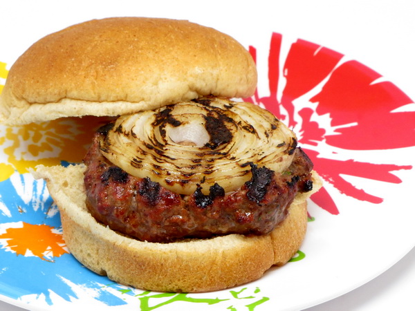 Grilled Onion Burgers
