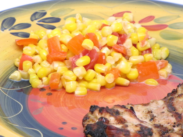 Spicy Corn and Peppers